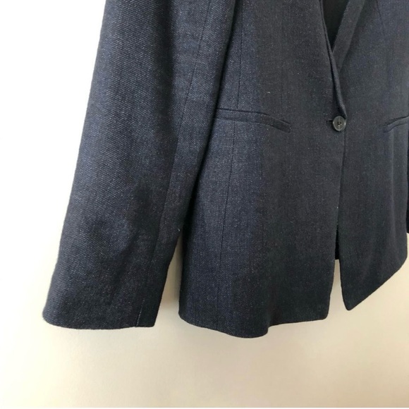 New Club Monaco Blazer Jacket Women Blazer Navy Italian Wool Blazer Jacket - Picture 6 of 10